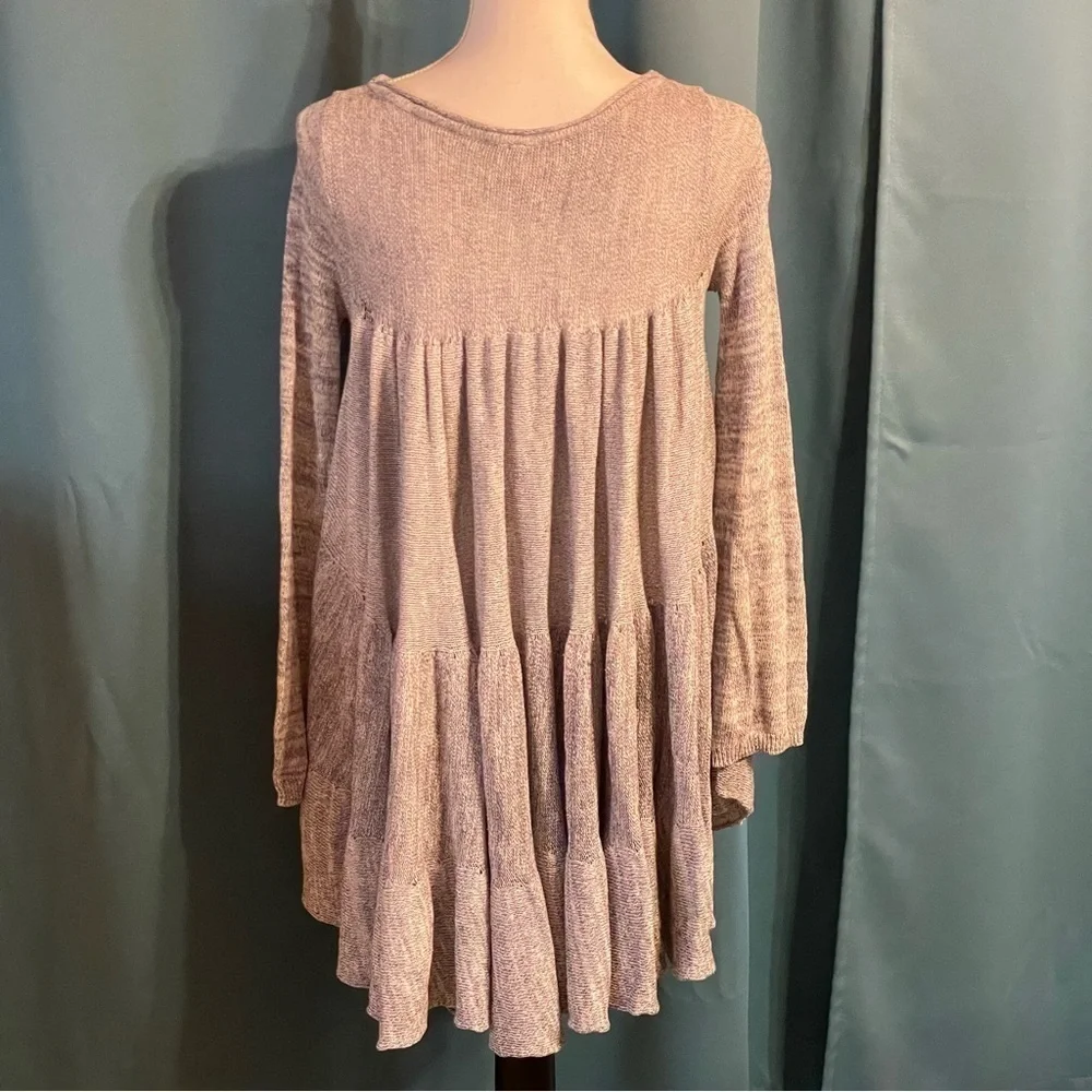 Free People Sweater Tunic Dress, Small